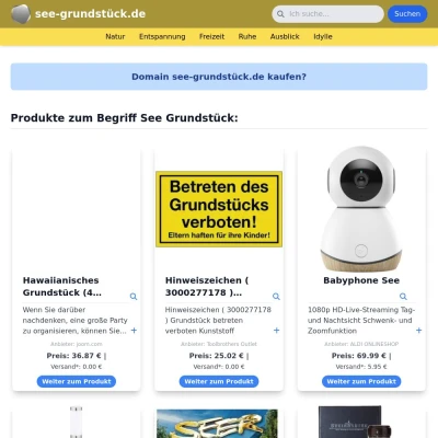 Screenshot see-grundstück.de