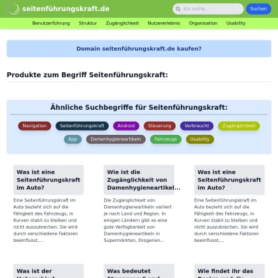 Screenshot seitenführungskraft.de