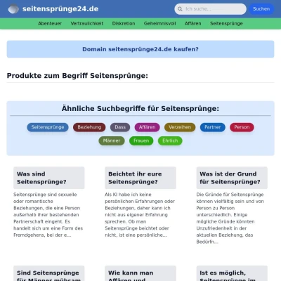 Screenshot seitensprünge24.de