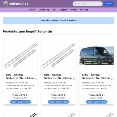 Screenshot seitentür.de