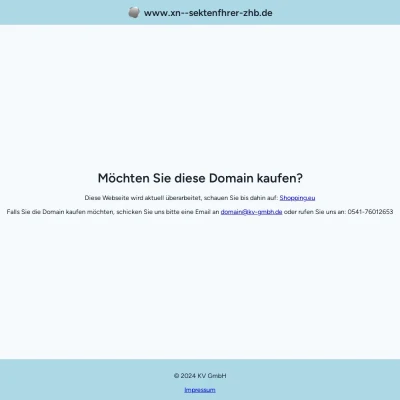 Screenshot sektenführer.de