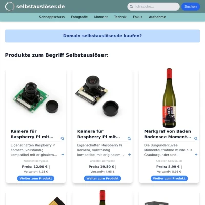 Screenshot selbstauslöser.de