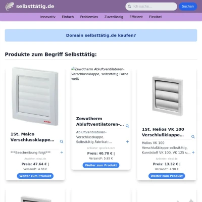 Screenshot selbsttätig.de