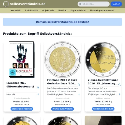 Screenshot selbstverständnis.de