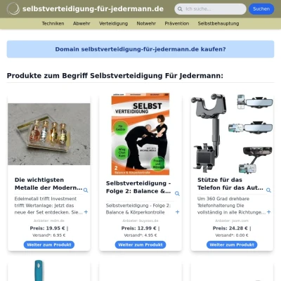 Screenshot selbstverteidigung-für-jedermann.de