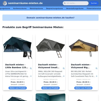 Screenshot seminarräume-mieten.de