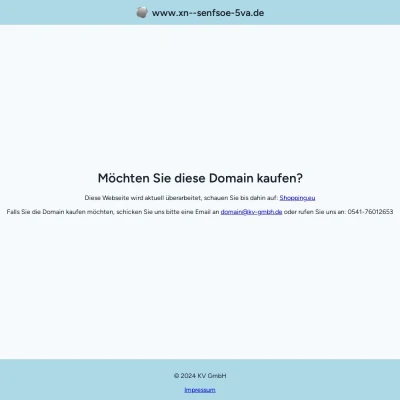 Screenshot senfsoße.de