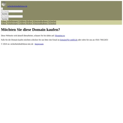 Screenshot sicherheitsbedürfnisse.de