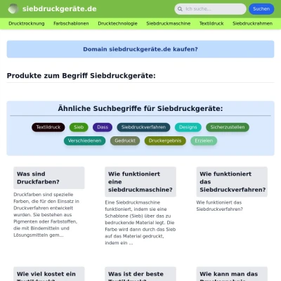 Screenshot siebdruckgeräte.de