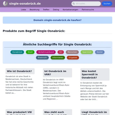 Screenshot single-osnabrück.de