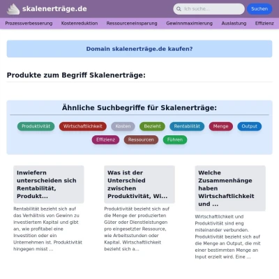 Screenshot skalenerträge.de