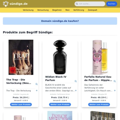 Screenshot sündige.de