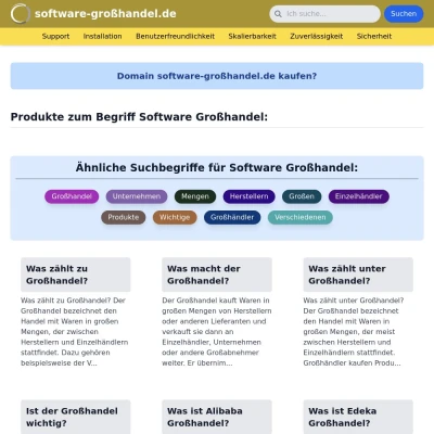 Screenshot software-großhandel.de