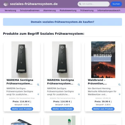 Screenshot soziales-frühwarnsystem.de