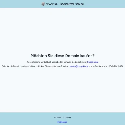 Screenshot speiselöffel.de