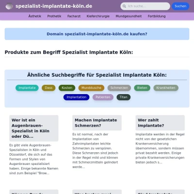 Screenshot spezialist-implantate-köln.de