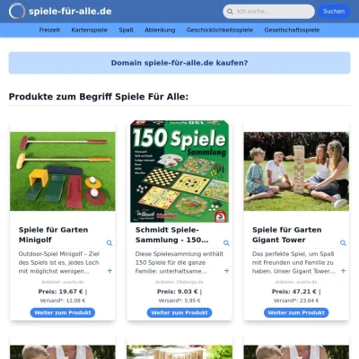 Screenshot spiele-für-alle.de