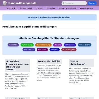 Screenshot standardlösungen.de