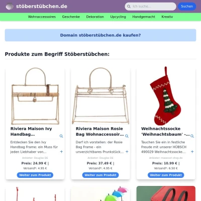 Screenshot stöberstübchen.de