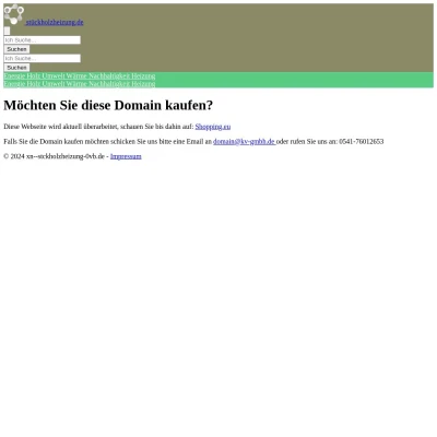 Screenshot stückholzheizung.de