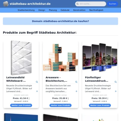 Screenshot städtebau-architektur.de