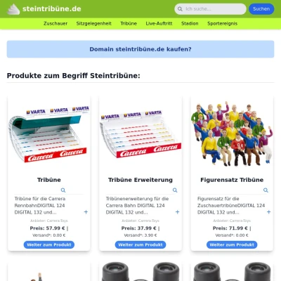 Screenshot steintribüne.de