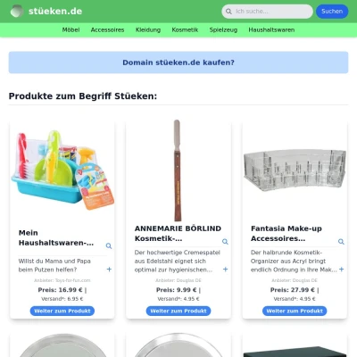 Screenshot stüeken.de