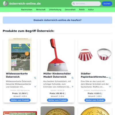 Screenshot österreich-online.de