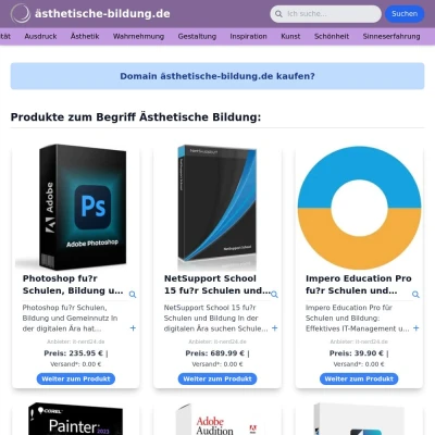 Screenshot ästhetische-bildung.de