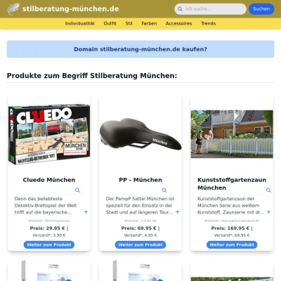 Screenshot stilberatung-münchen.de