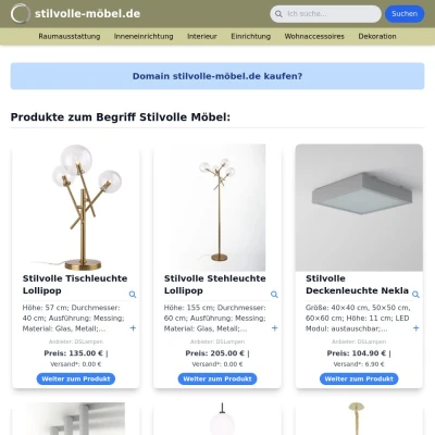 Screenshot stilvolle-möbel.de