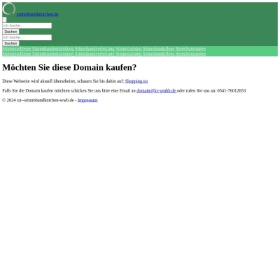 Screenshot stimmbandknötchen.de