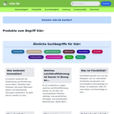 Screenshot stär.de