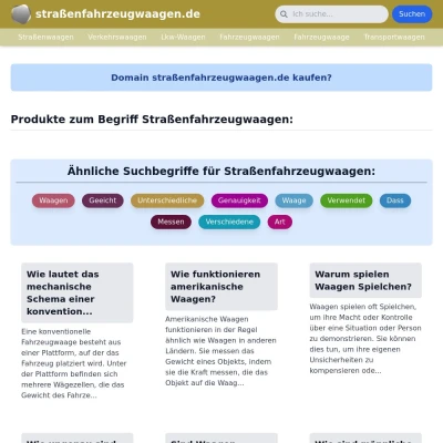 Screenshot straßenfahrzeugwaagen.de