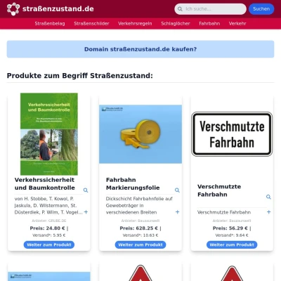 Screenshot straßenzustand.de