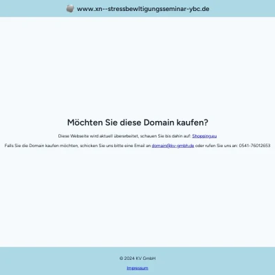 Screenshot stressbewältigungsseminar.de