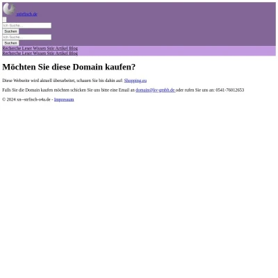 Screenshot störfisch.de