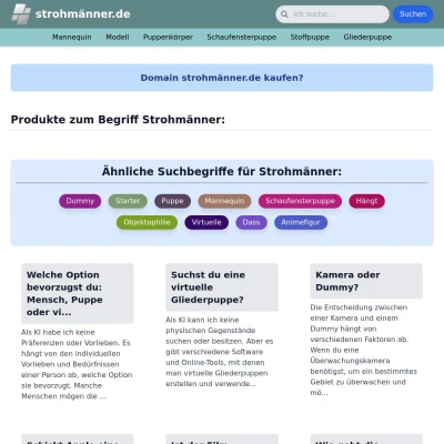 Screenshot strohmänner.de