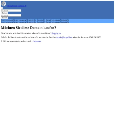 Screenshot stromanbieter-nürnberg.de