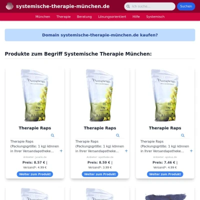 Screenshot systemische-therapie-münchen.de