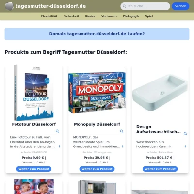 Screenshot tagesmutter-düsseldorf.de