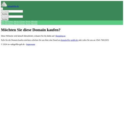 Screenshot taktgefühle.de