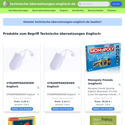 Screenshot technische-übersetzungen-englisch.de