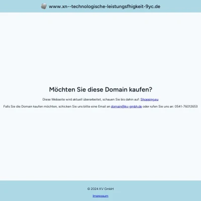 Screenshot technologische-leistungsfähigkeit.de