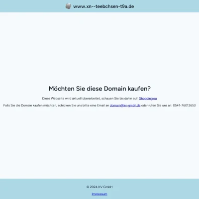 Screenshot teebüchsen.de