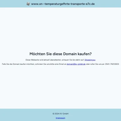 Screenshot temperaturgeführte-transporte.de