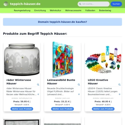 Screenshot teppich-häuser.de