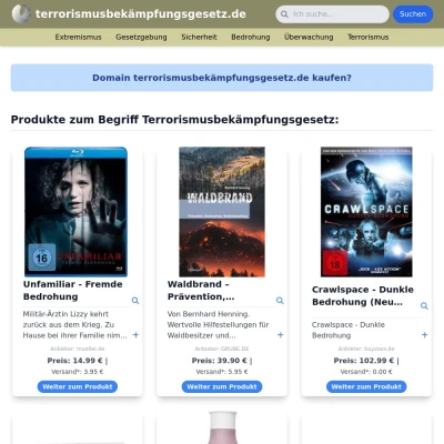 Screenshot terrorismusbekämpfungsgesetz.de