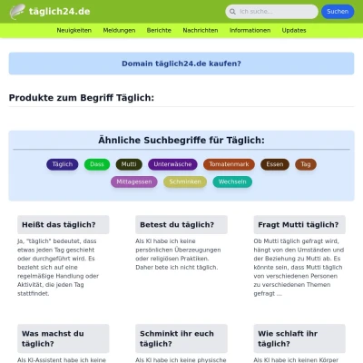 Screenshot täglich24.de