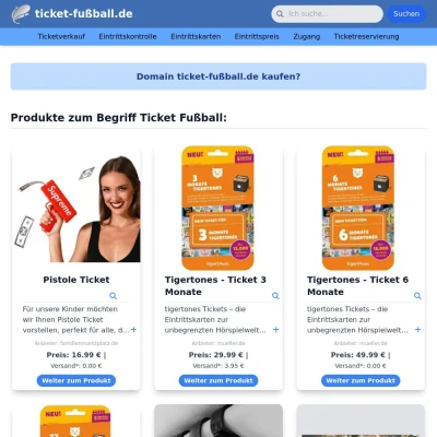 Screenshot ticket-fußball.de